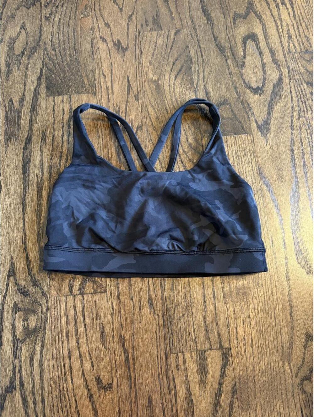 Lululemon camo sports bra
